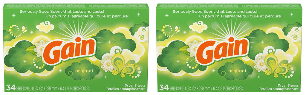 Gain Dryer Sheets Laundry Fabric Softener 1