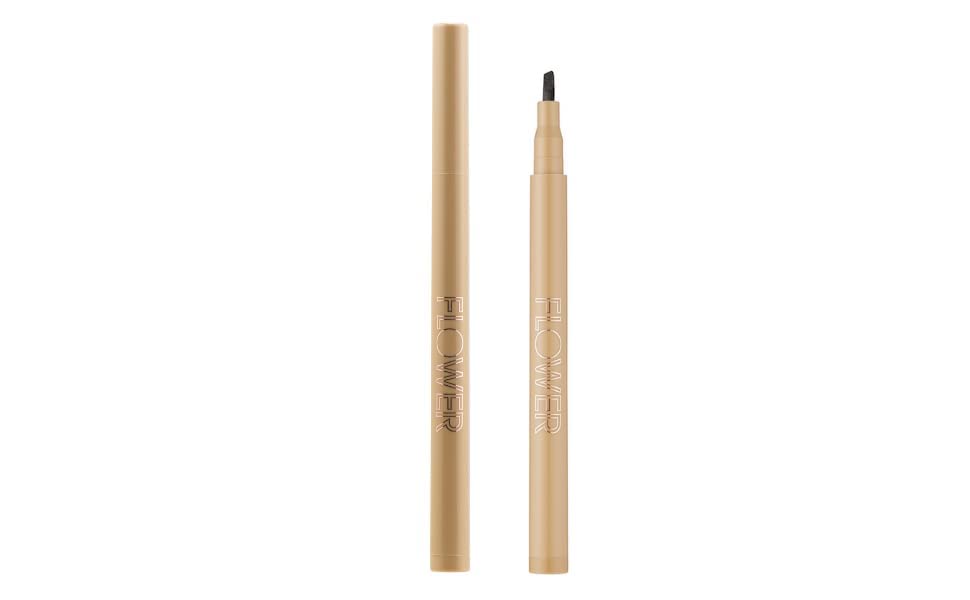 Flower Beauty Brow Vixen Tattoo Effect Stain - Smudge Proof, 12 Hr Wear Eyebrow Makeup with Chisel Tipped Applicator, Contains Aloe Vera & Vitamin E