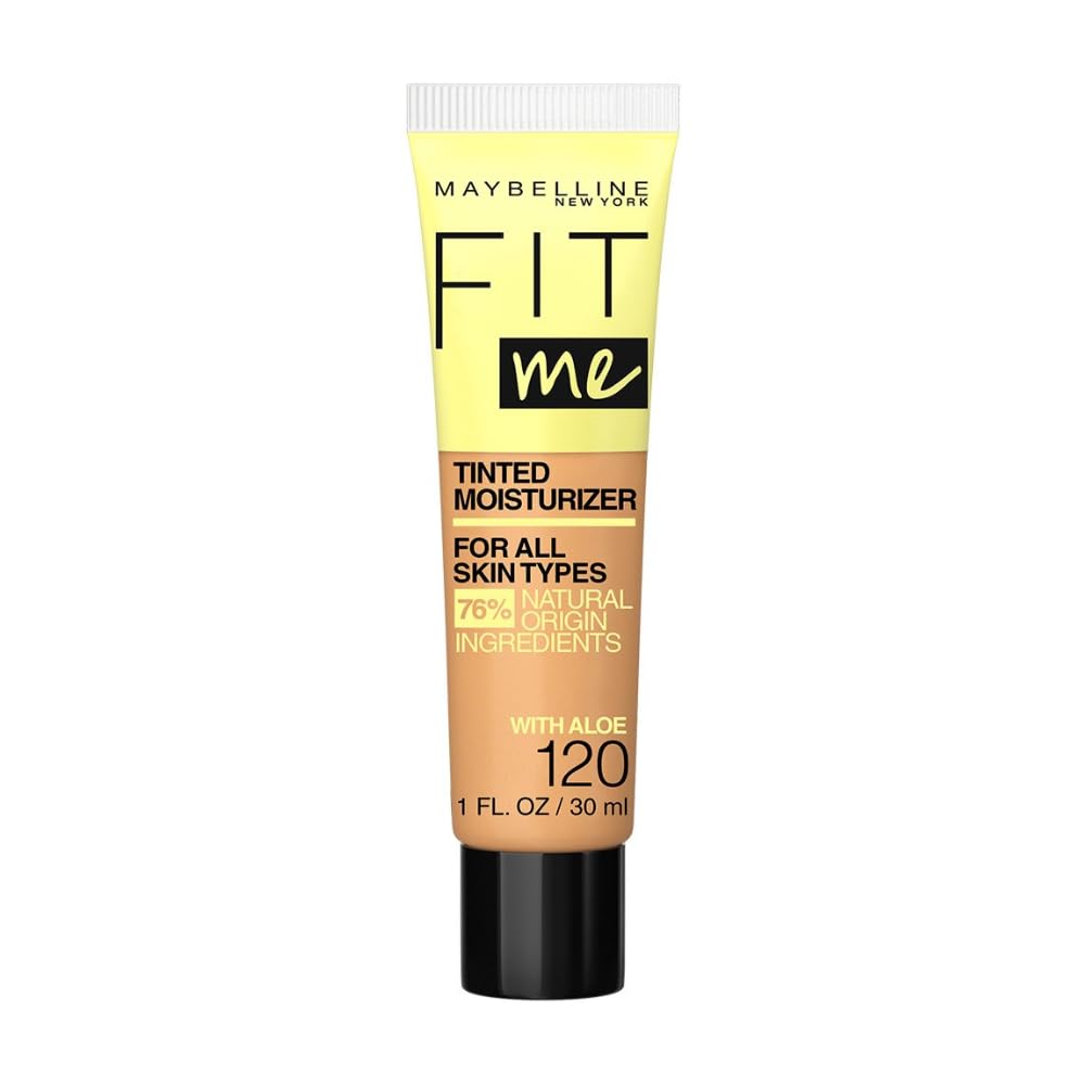 Maybelline fit me tinted moisturizer liquid face tube all skin types
