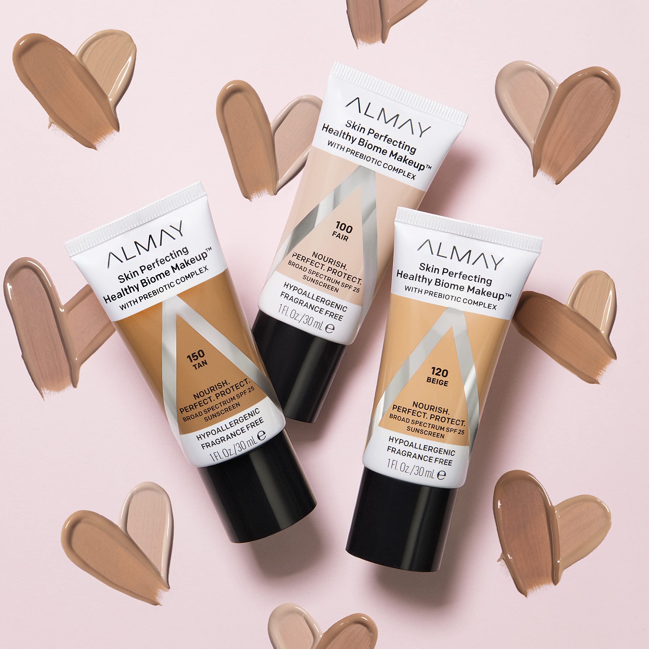Almay Skin Perfecting Healthy Biome Makeup, 110 Light, 1.0 fluid_ounces