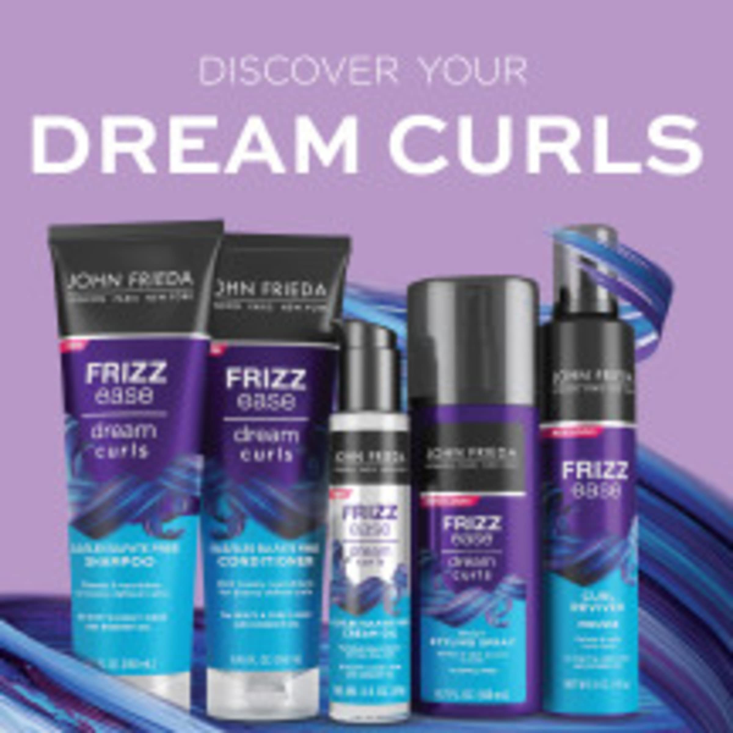 John Frieda Frizz Ease Dream Curls Curly Hair Conditioner, SLS/SLES Sulfate-Free