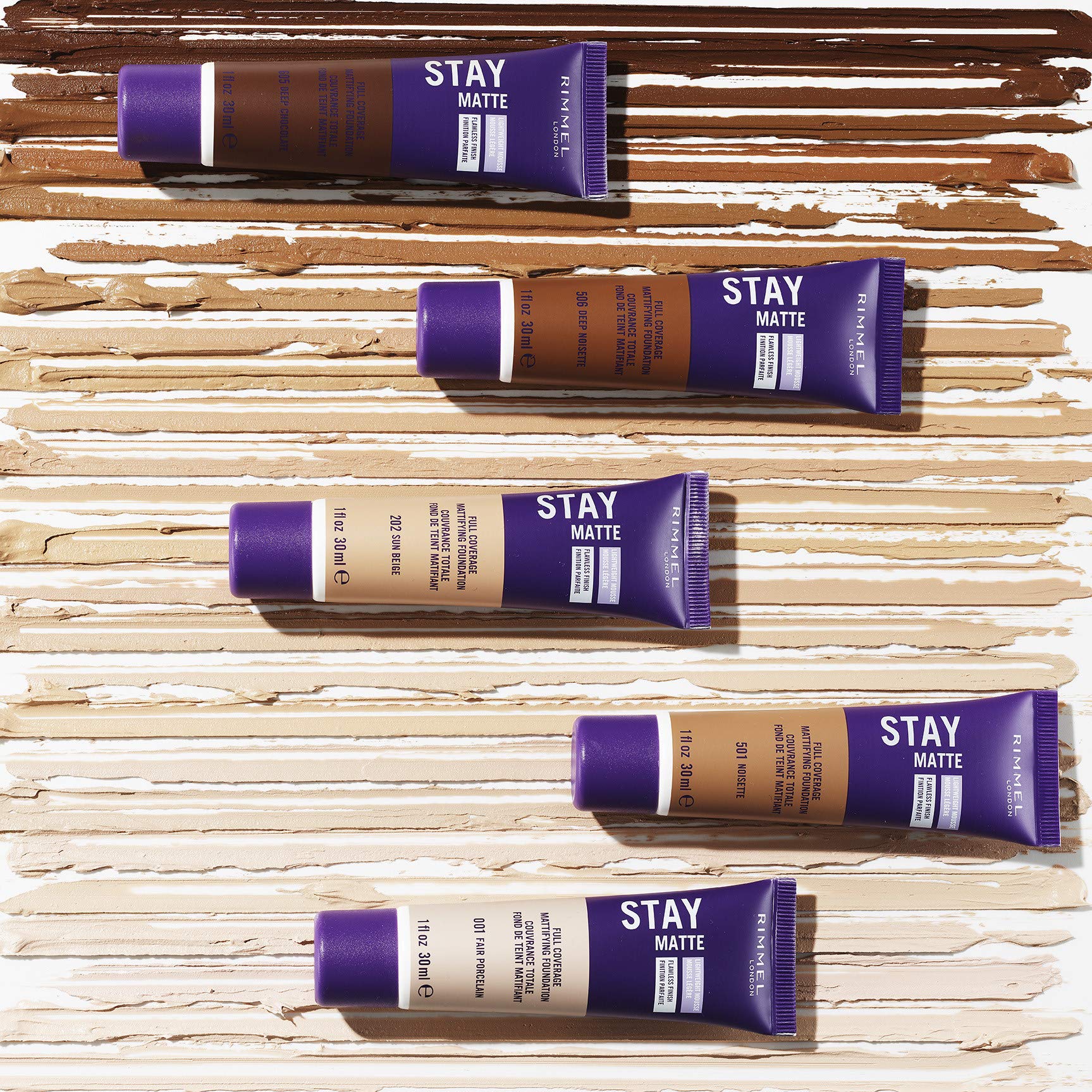 Rimmel Stay Matte Foundation Soft Beige 1 Fluid Ounce Bottle Soft Matte Powder Finish Foundation for a Naturally Flawless Look