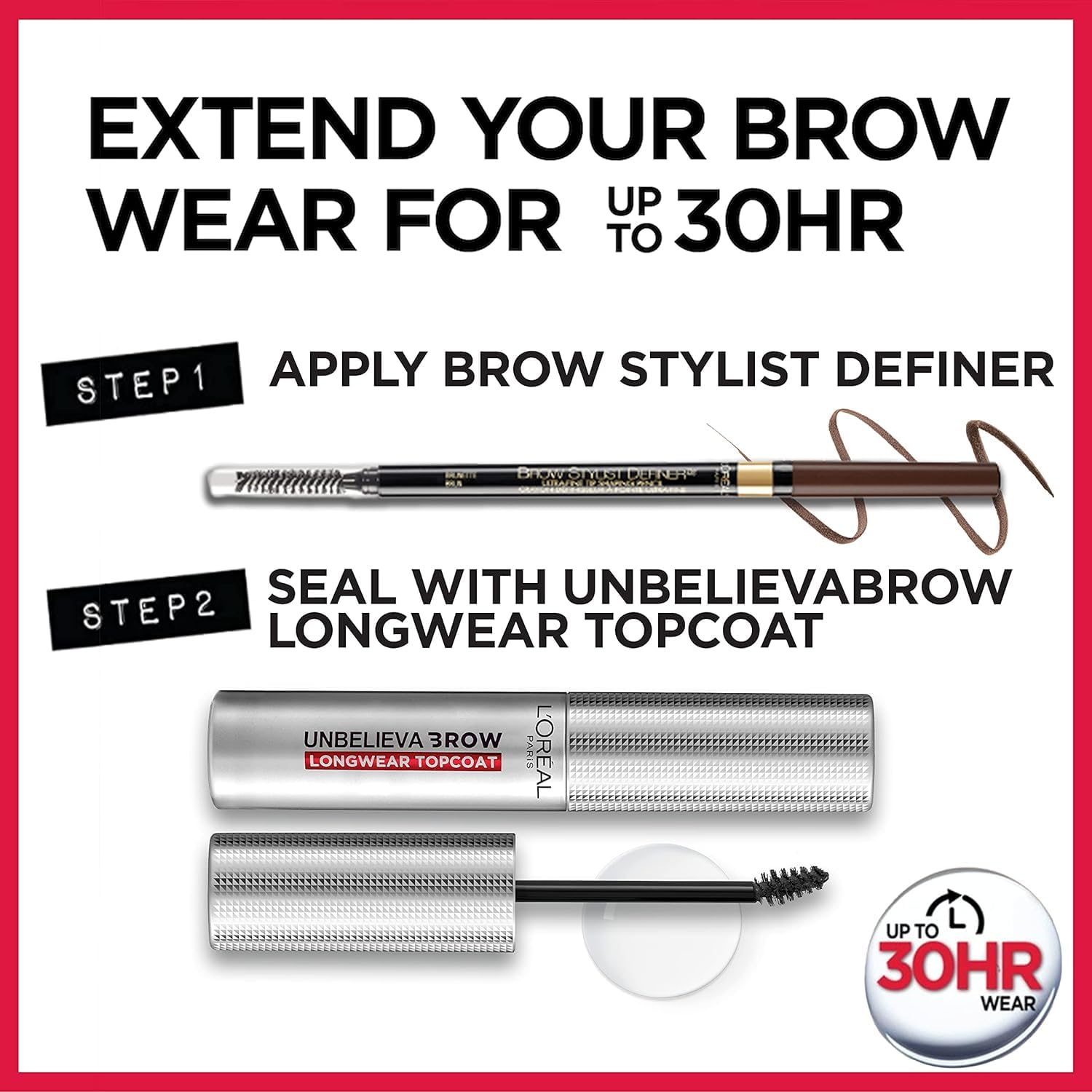 Loreal Paris brow stylist definer color pencil waterproof