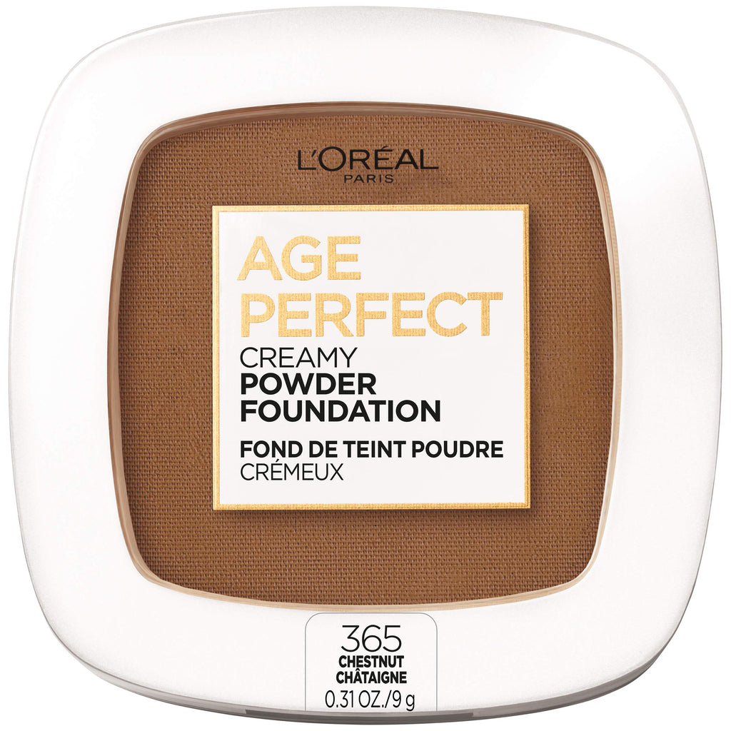 L'Oreal Paris Age Perfect Creamy Powder Foundation Compact With a Ceramide Anti-Oxidant Complex and Minerals Available in 16 Creamy Shades, 0.31 oz.