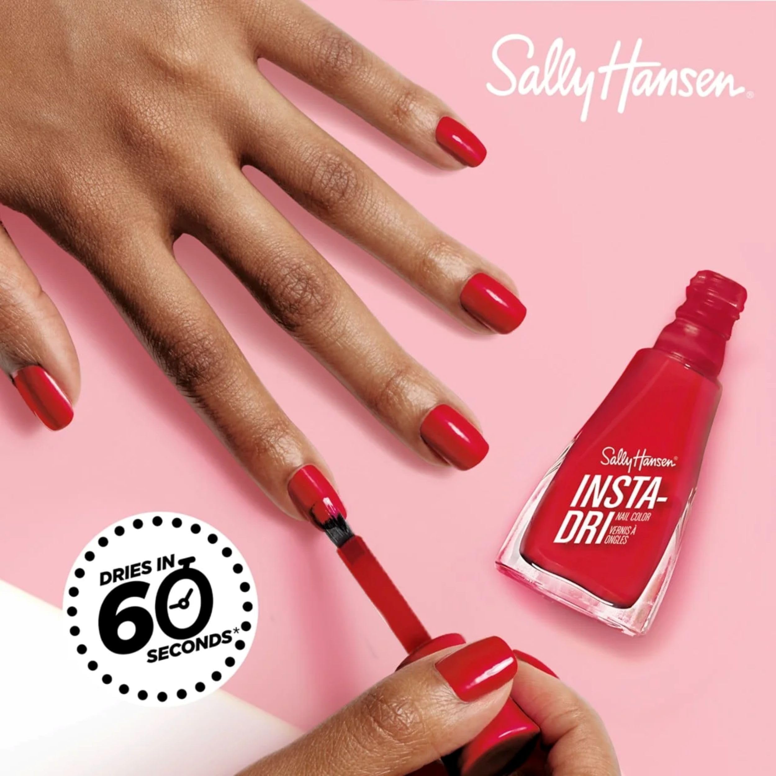 Sally Hansen Insta-Dri Nail Polish - City Chic Collection - Sprinkle, Sprinkle - 0.31 fl oz, Shelf Pack of 2