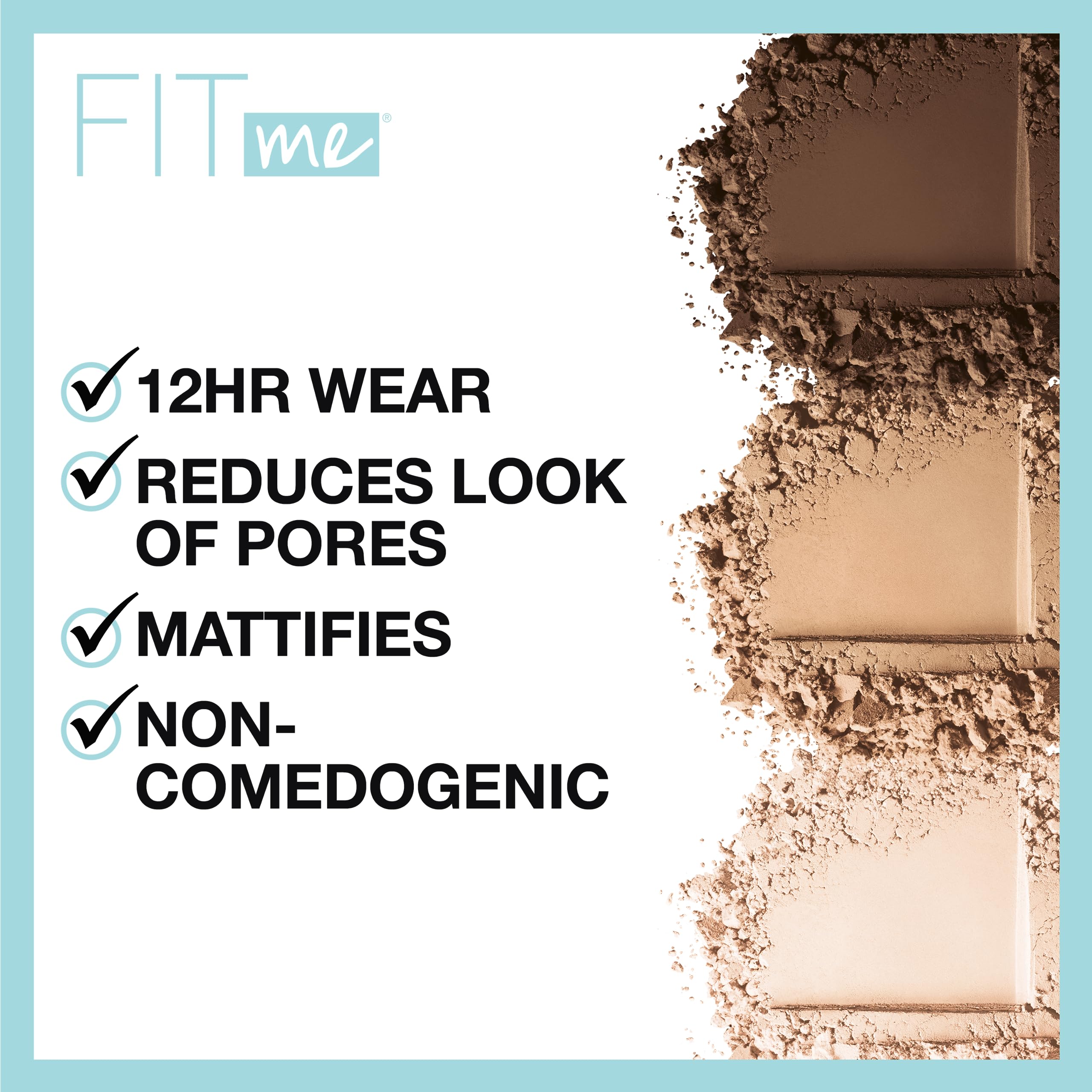 Maybelline Fit Me Matte + Poreless Pressed Face Powder Makeup & Setting Powder