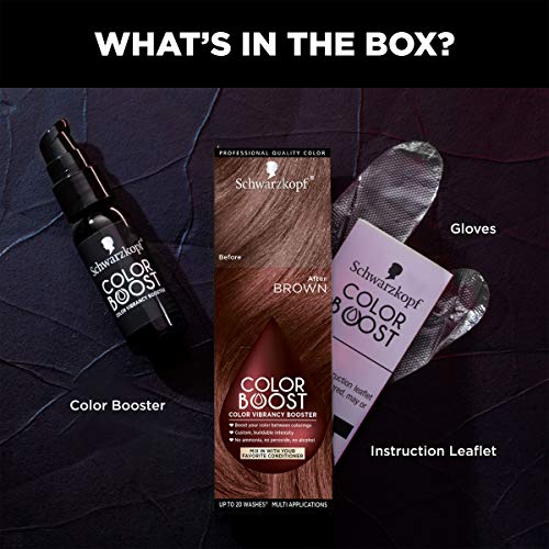 Schwarzkopf Color Boost Color Vibrancy Booster, Dark Cool, Dark Cool