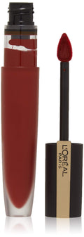 L'Oréal Paris Makeup Rouge Signature, Lasting Matte Lip Stain, Ultra Lightweight, Ultra Comfortable, High Pigment Color, Precise Applicator Shapes & Lines Lips