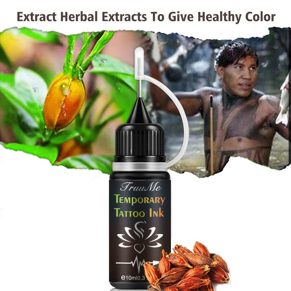 Flower Beauty Brow Vixen Tattoo Effect Stain - Smudge Proof, 12 Hr Wear Eyebrow Makeup with Chisel Tipped Applicator, Contains Aloe Vera & Vitamin E