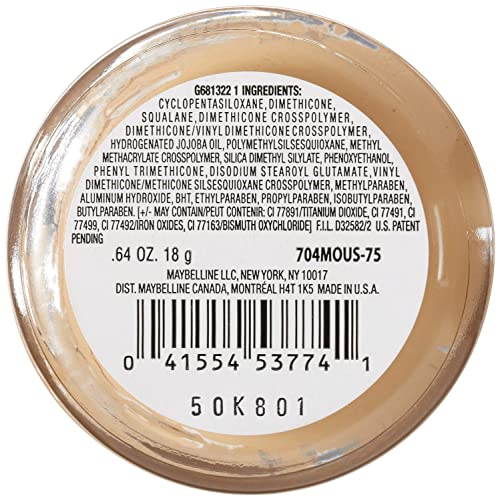 Maybelline Dream Matte Mousse Foundation, Classic Ivory, 0.64 Fl Oz (Pack of 1)