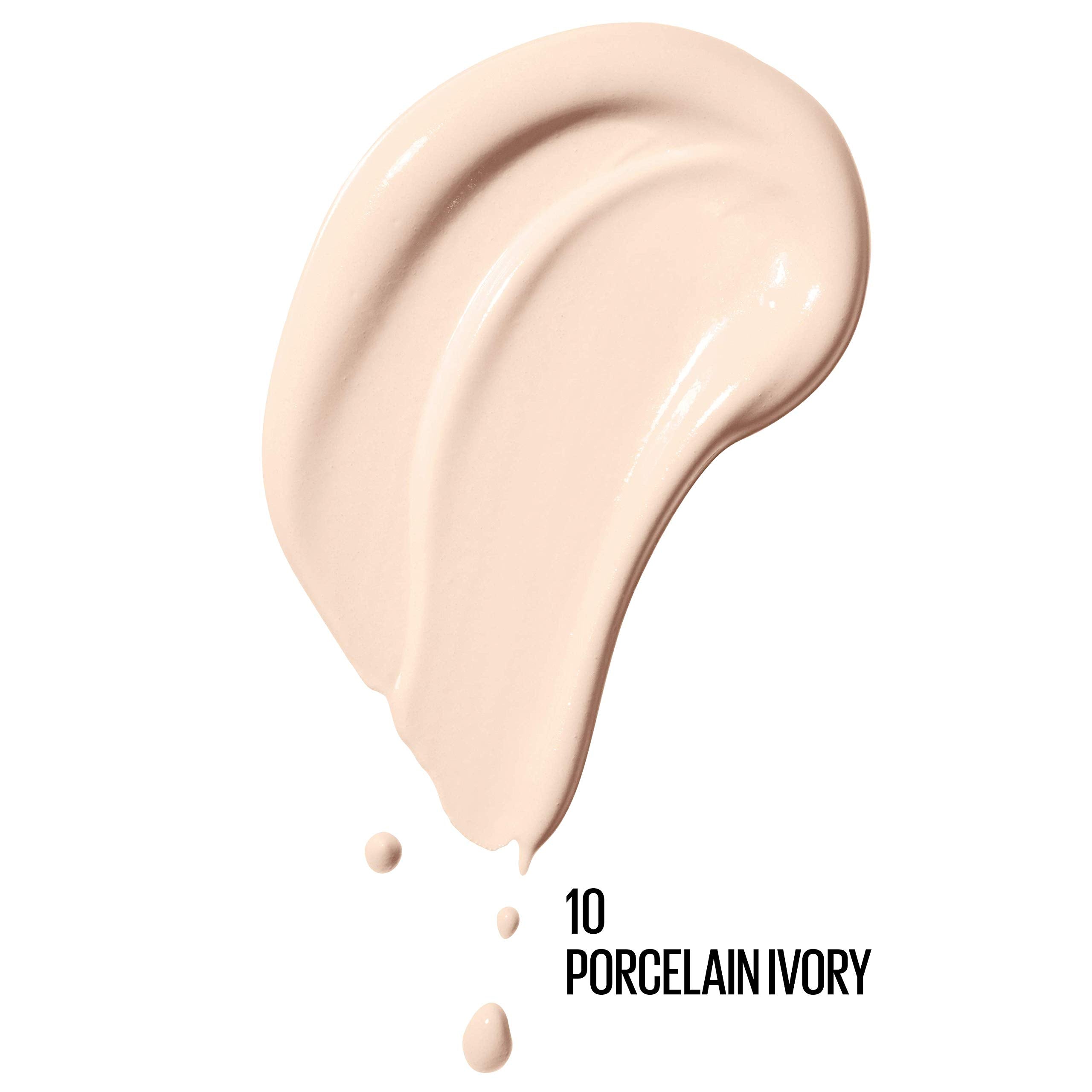 Maybelline dream Radiant Liquid Medium Coverage Hydrating Makeup, Lightweight Liquid Foundation, Alabaster, 1 Fl. Oz