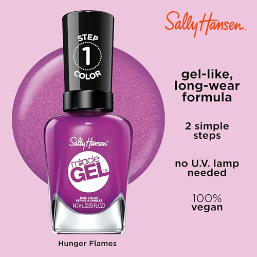Sally Hansen Miracle Gel™, Cozy Chic Chill in the Heir, Long Lasting, Gel-Like Formula, No UV Lamp Needed
