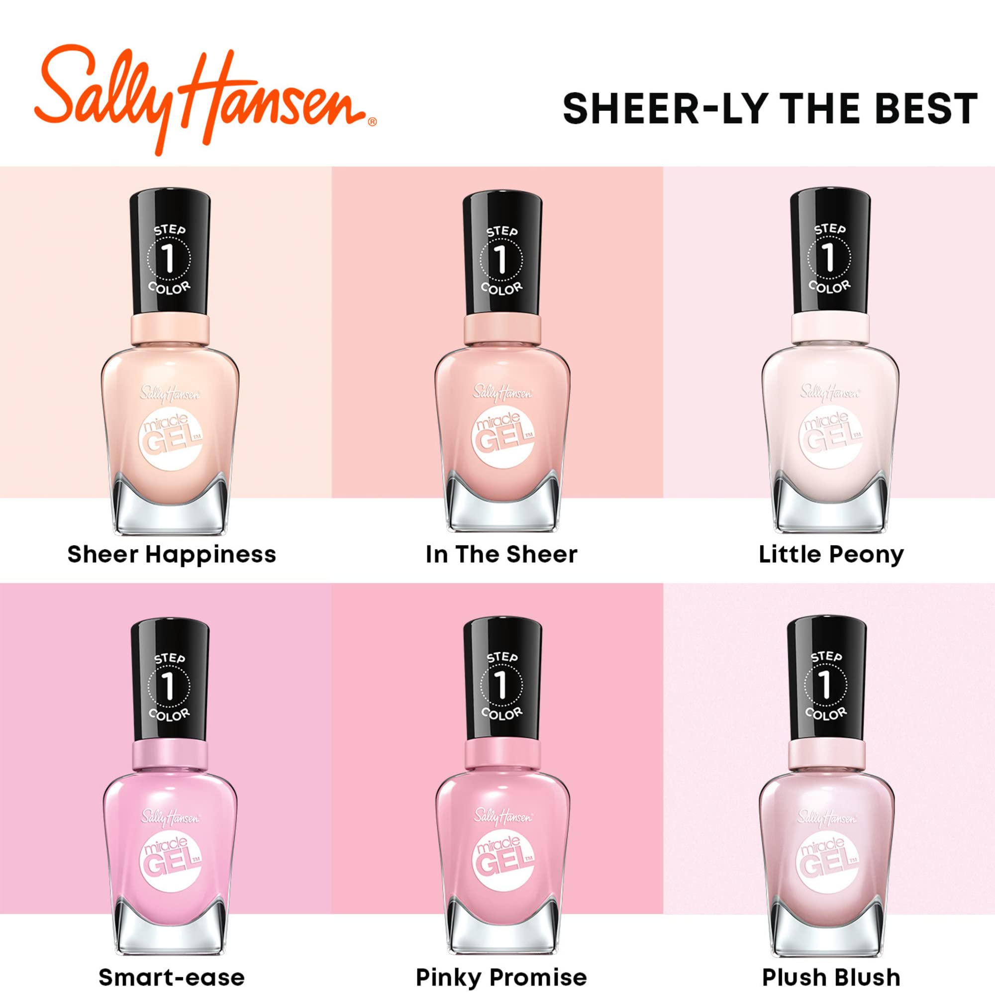 Sally Hansen Miracle Gel™, Cozy Chic Stay Toasty, Long Lasting, Gel-Like Formula, No UV Lamp Needed