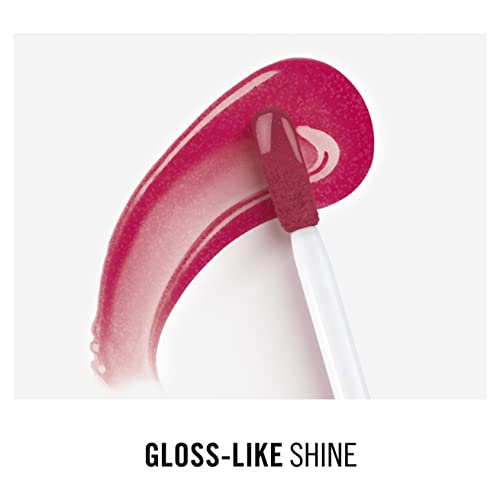 Rimmel Stay Plumped Lip Gloss, 501 Raspberry Sundae, Shelf Pack of 2