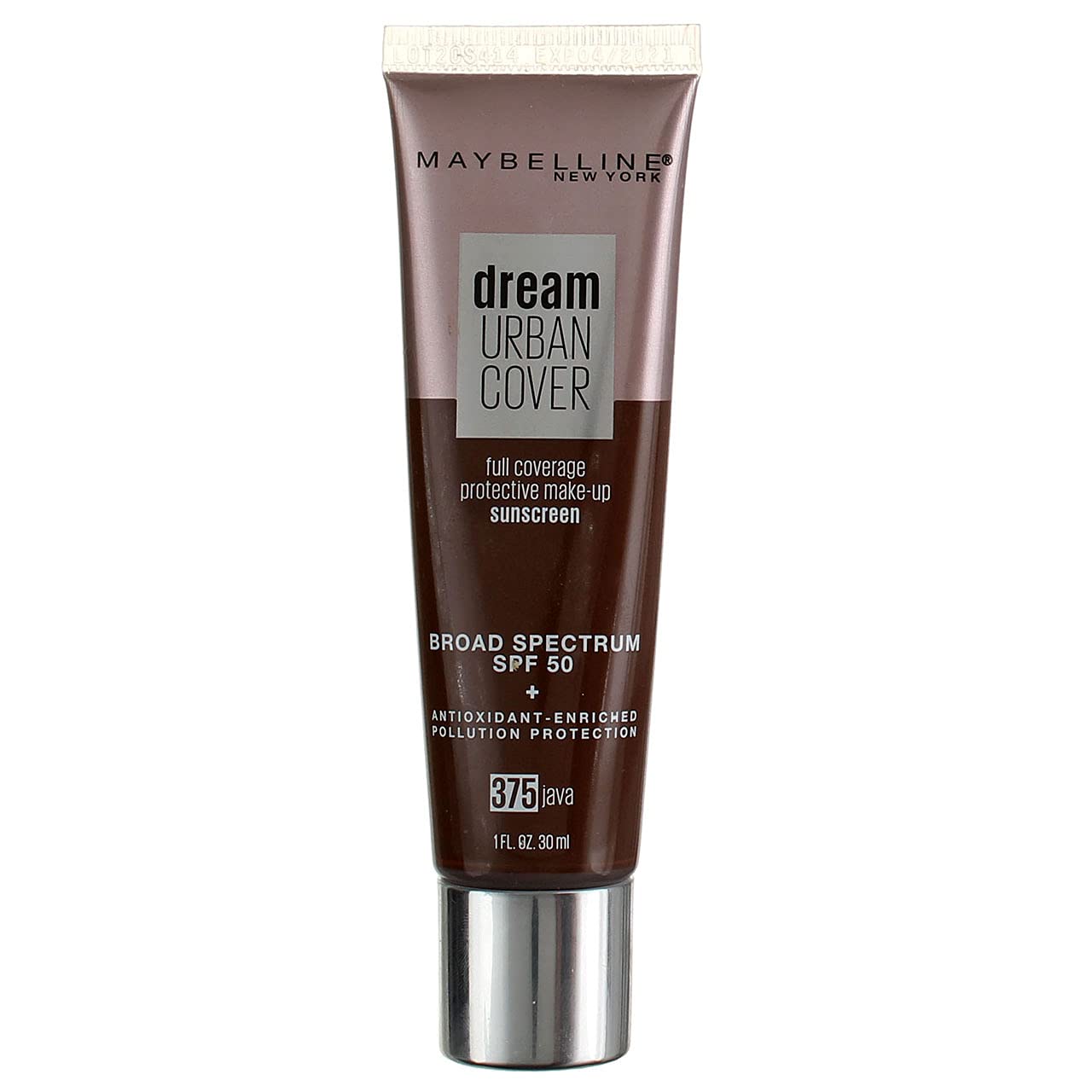 Dream Urban Cover Full Coverage Protective Sunscreen Makeup, 375 Java, 1 fl oz (Pack of 2)