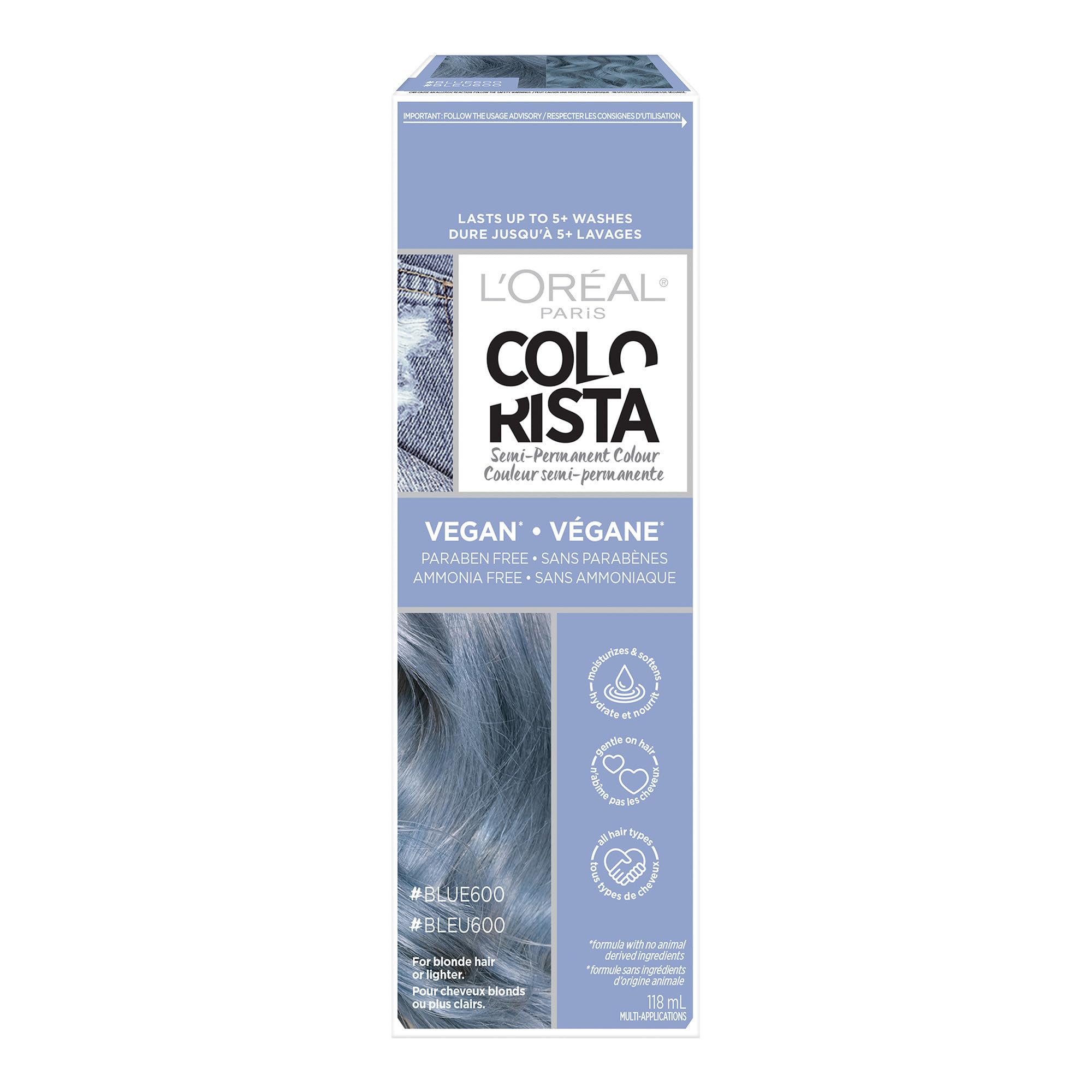 ColoristafemaleSemi PermanentAmmonia Free,Peroxide Freehair
