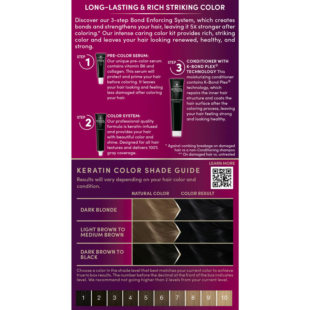 Schwarzkopf Keratin Color Anti-Age Hair Color Cream