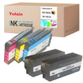 Yulain Compatible Ink Cartridge Replacement Inkjet for HP 950 951 950XL 951XL Use with HP Officejet Pro 8600 8610 8620 8630 8640 8625 8615 8100 251dw 271dw 276dw Printer, 5 Packs/Set