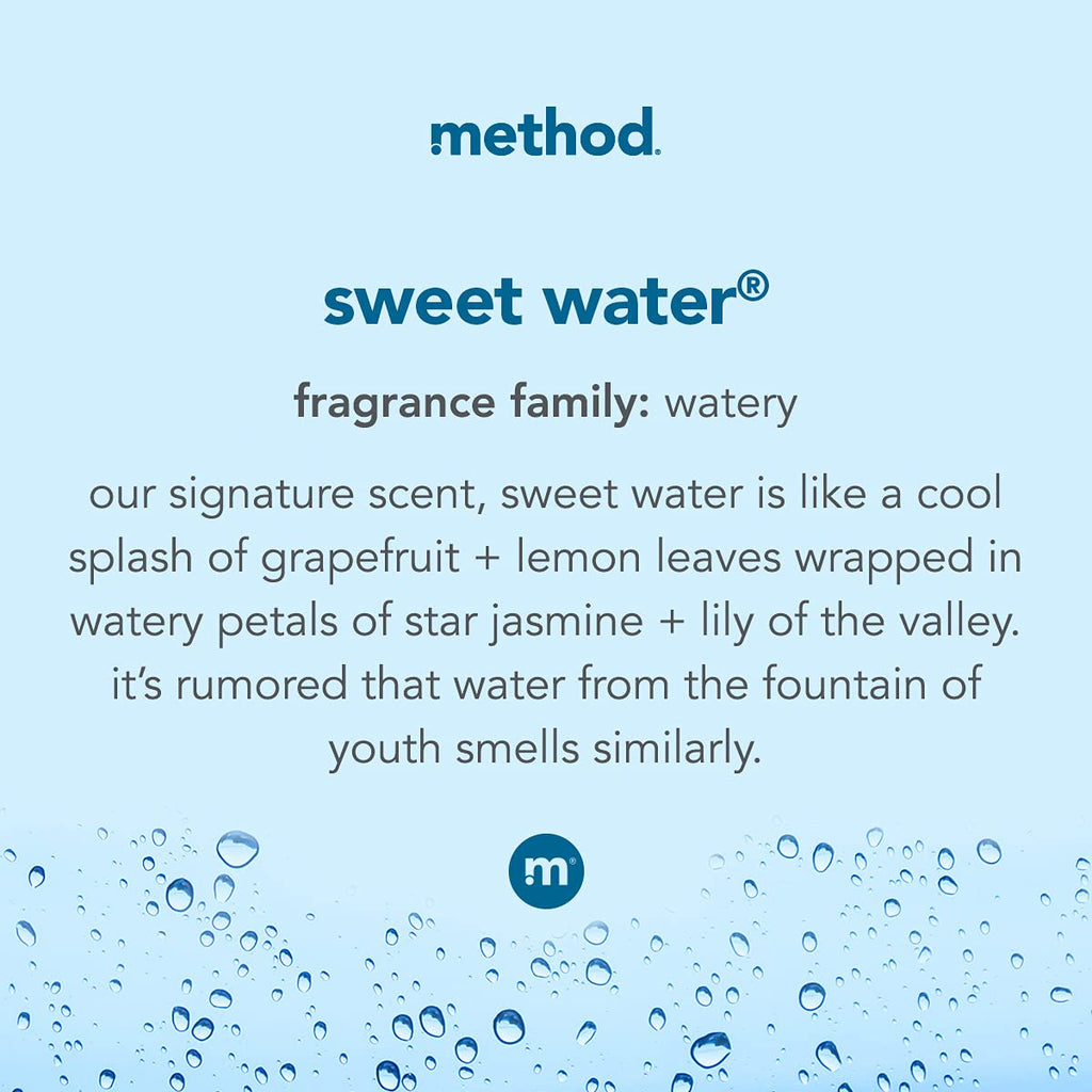 Method 00361 Foaming Hand Wash, Sweet Water Foaming, 10 oz Pump Bottle