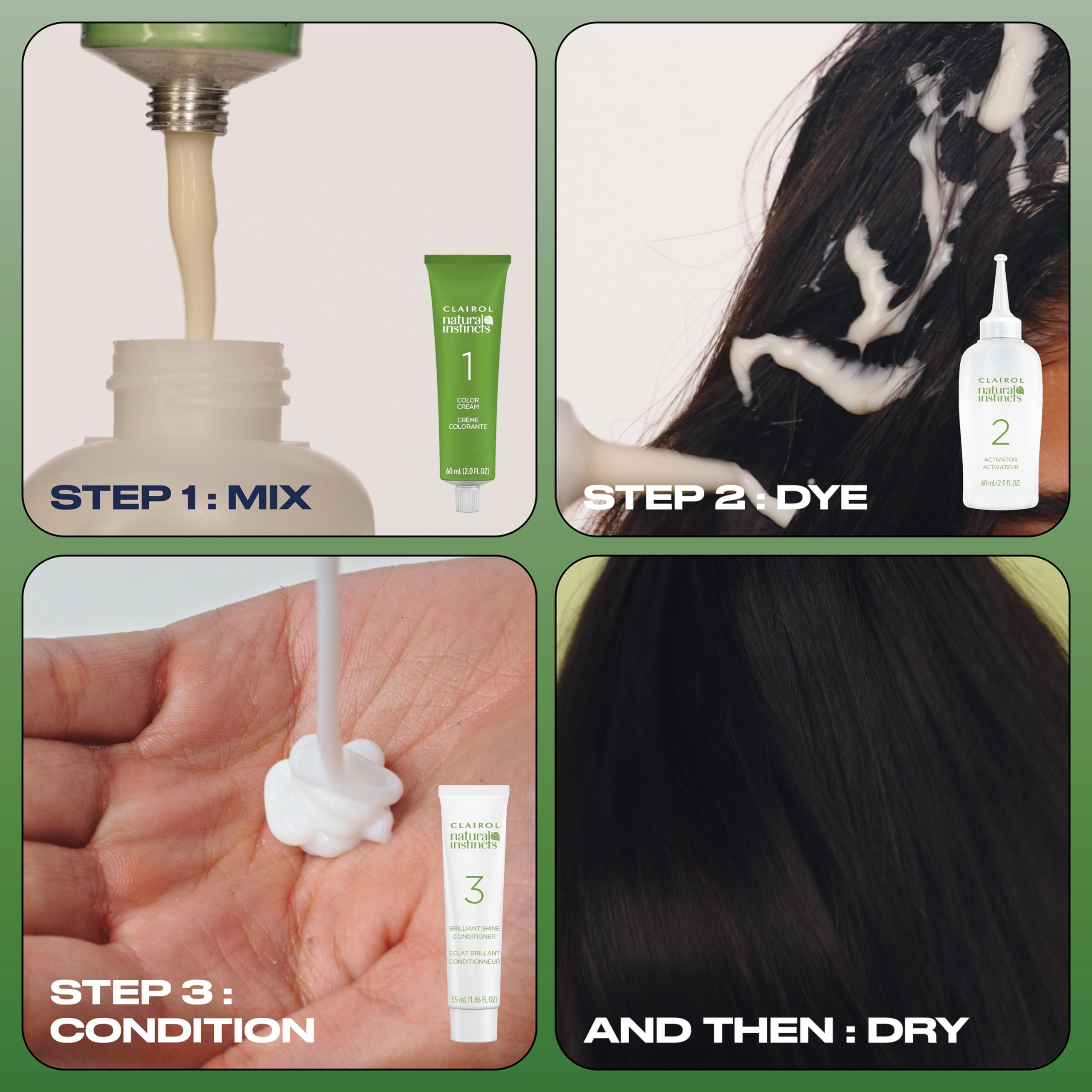 Clairol Natural Instincts Demi-Permanent Hair Dye, Healthy-Looking Blonde Hair Color with Zero Ammonia