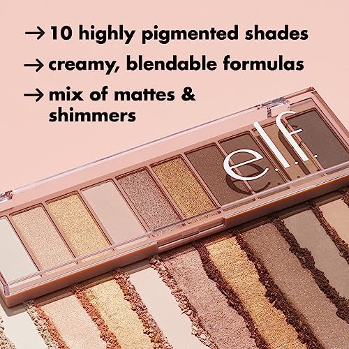 ELF perfect 10 eyeshadow palette powder matte eyeshadow Cruelty free