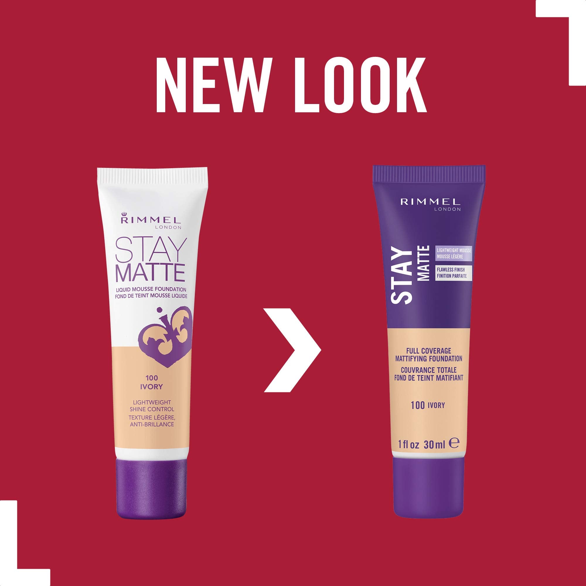 Rimmel Stay Matte Foundation Soft Beige 1 Fluid Ounce Bottle Soft Matte Powder Finish Foundation for a Naturally Flawless Look