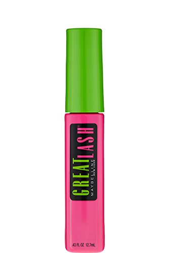 Maybelline New York Great Lash Washable Mascara Makeup, Blackest Black, 2 Count