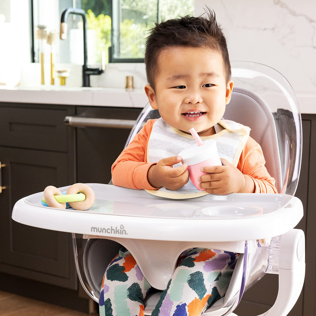 Munchkin C’est Silicone! Open Training Cup and Straw Cup for Babies and Toddlers