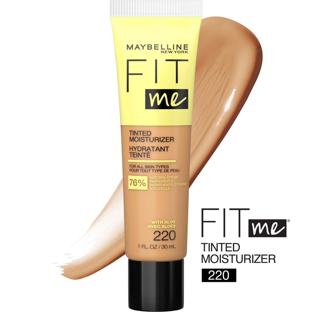Maybelline fit me tinted moisturizer liquid face tube all skin types