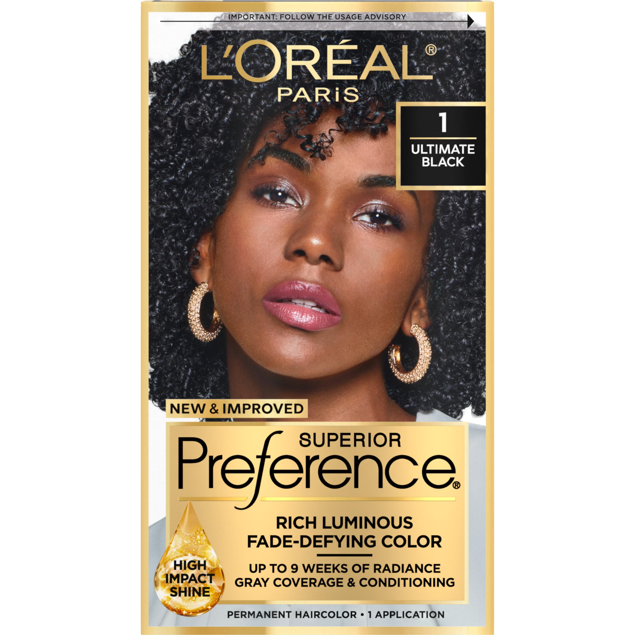 L'Oreal Paris Superior Preference Fade-Defying + Shine Permanent Hair Color