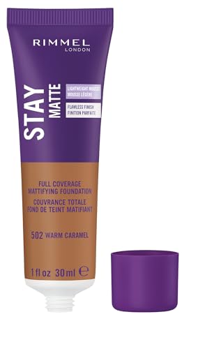 Rimmel Stay Matte Foundation Soft Beige 1 Fluid Ounce Bottle Soft Matte Powder Finish Foundation for a Naturally Flawless Look
