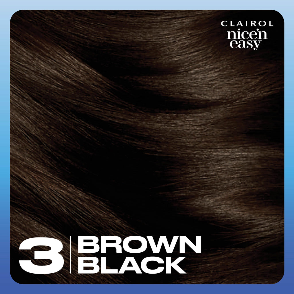 Clairol Nice'n Easy Permanent Hair Dye, Natural-Looking Brown Hair Color with 100% Gray Coverage