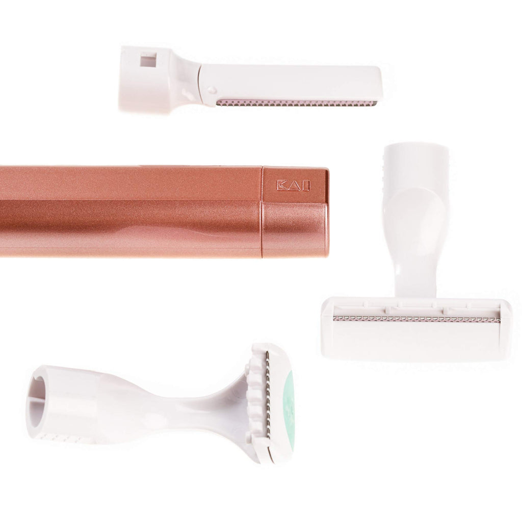 About Face Beauty Sonic Complete Beauty-Wand, Facial Razor & Exfoliator, Includes 3 Blades, Pink
