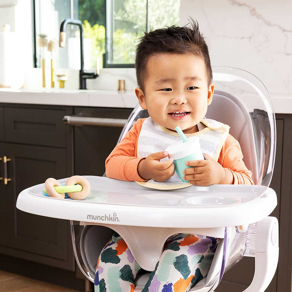 Munchkin C’est Silicone! Open Training Cup and Straw Cup for Babies and Toddlers
