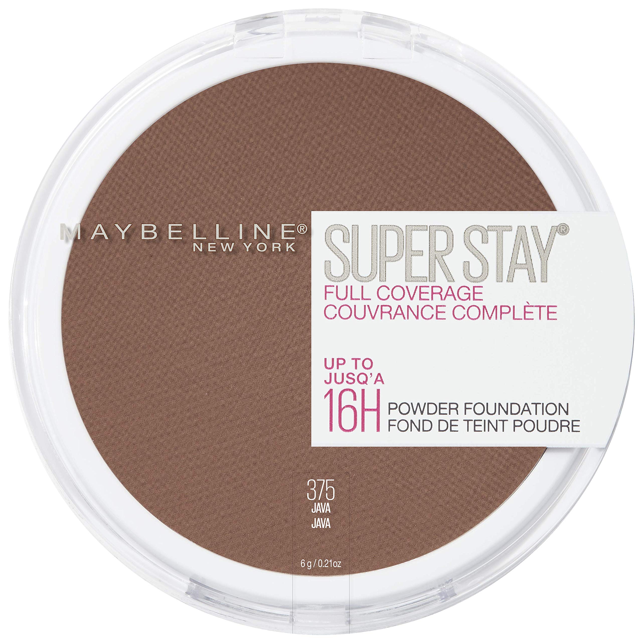 Maybelline Super Stay Full Coverage Powder Foundation Makeup Up to 16 Hour Wear Soft Creamy Matte 1 Count