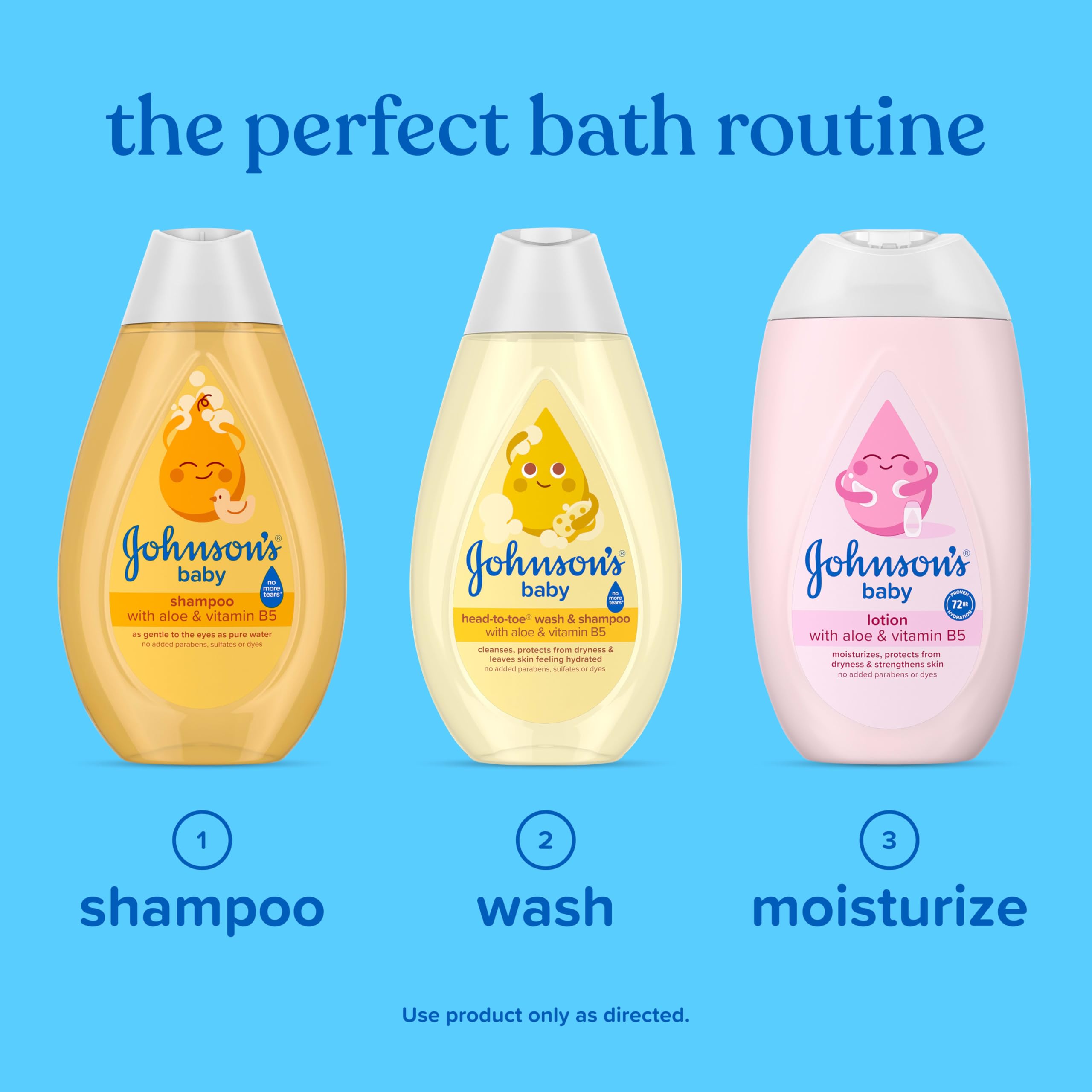 Johnson's Baby Moisturizing Mild Pink Baby Lotion with Coconut Oil for Delicate Baby Skin, Paraben-, Phthalate- & Dye-Free, Hypoallergenic & Dermatologist-Tested, Baby Skin Care, 13.6 Fl. Oz