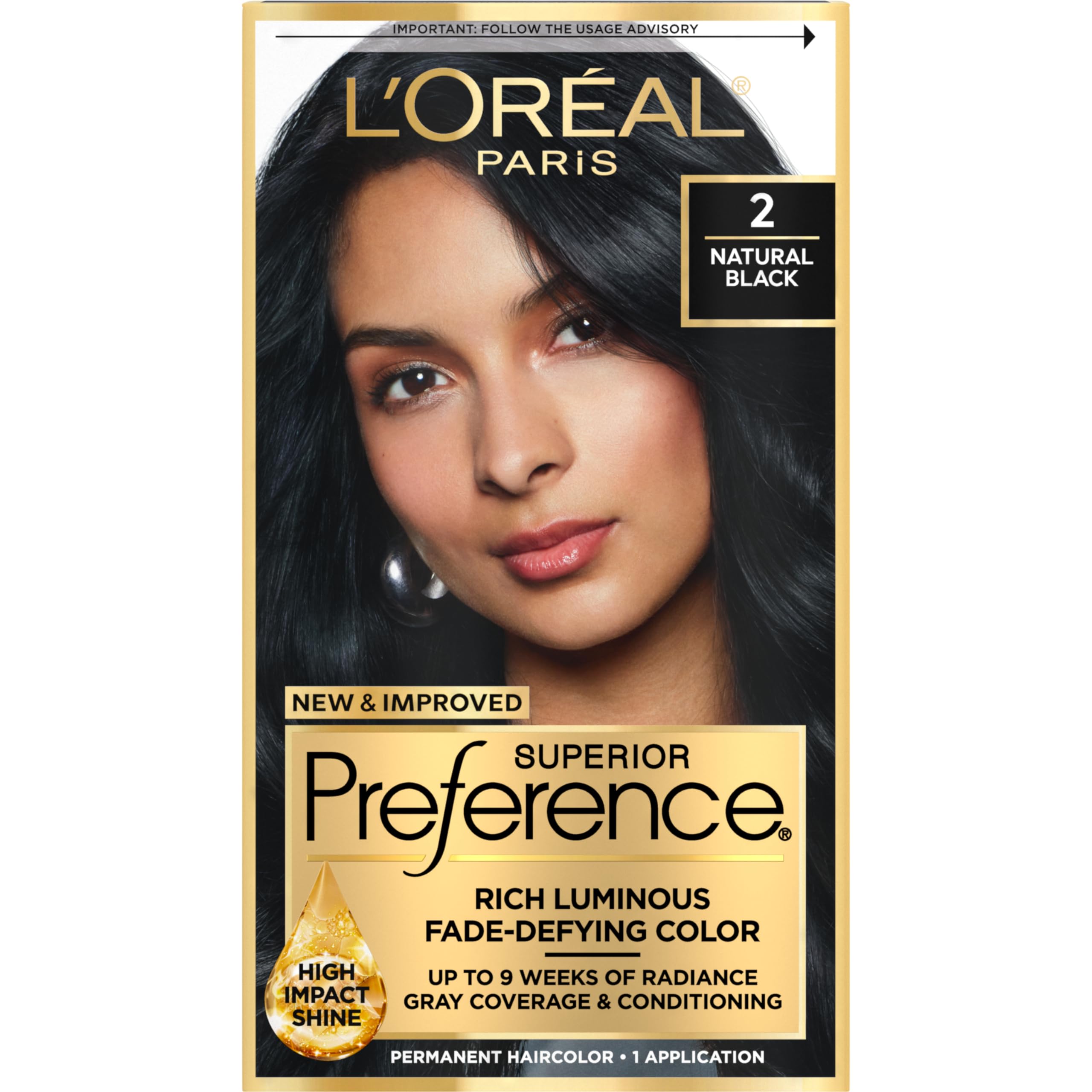 L'Oreal Paris Superior Preference Fade-Defying + Shine Permanent Hair Color
