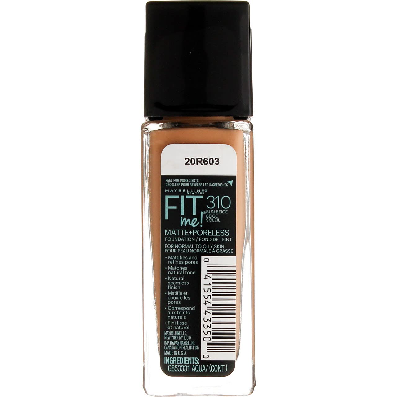 MAYBELLINE Fit Me Matte + Poreless Liquid Foundation Makeup