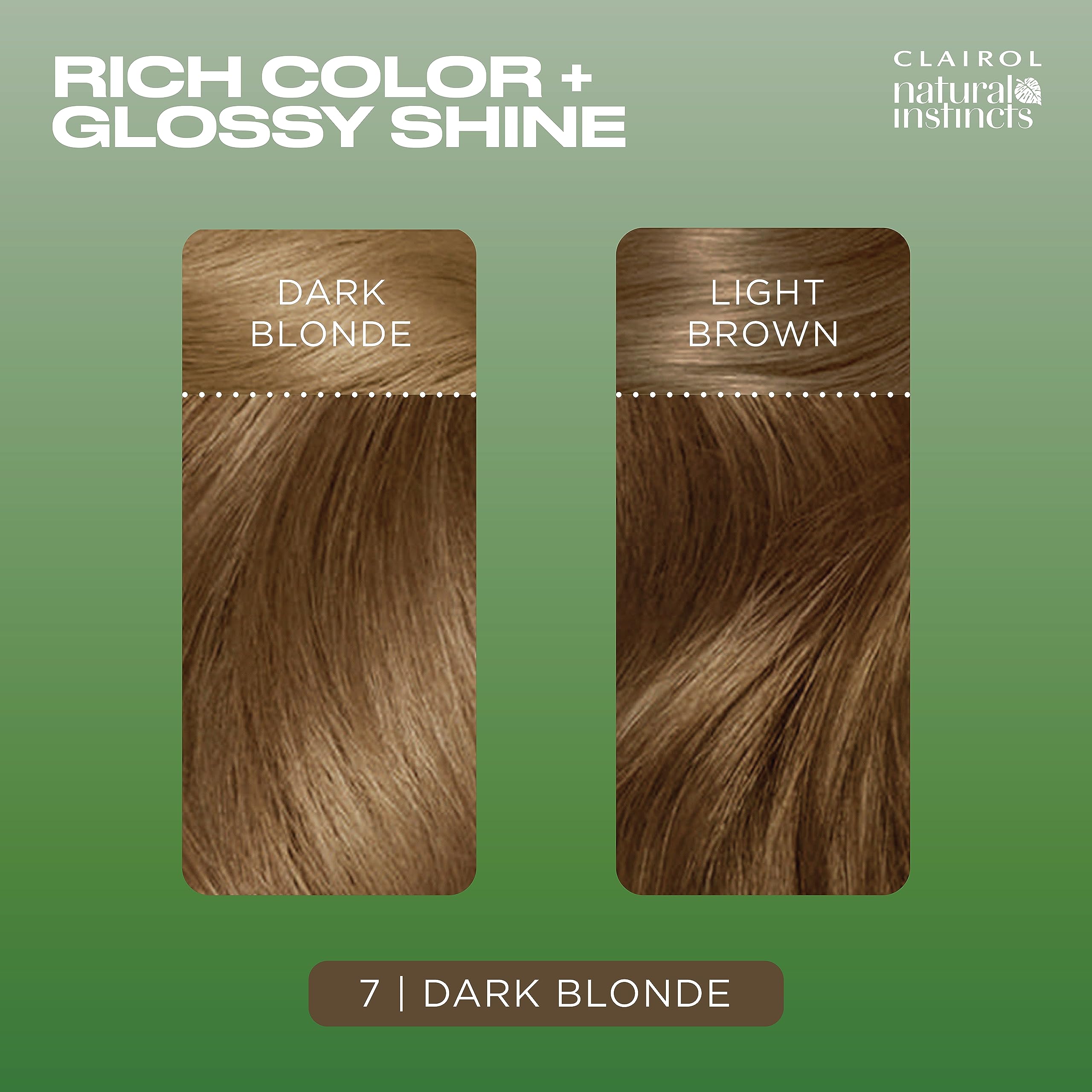 Clairol Natural Instincts Demi-Permanent Hair Dye, Healthy-Looking Blonde Hair Color with Zero Ammonia