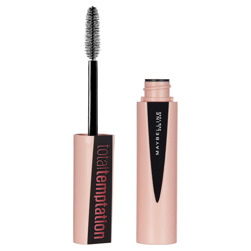 Maybelline New York Total Temptation Washable Mascara, Blackest Black, 0.27