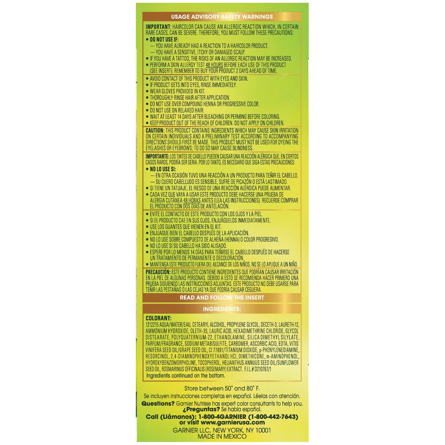 Garnier Hair Color Nutrisse Ultra Color Nourishing Creme