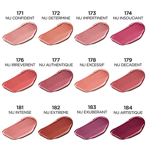 L’Oréal Paris L ' Oreal Paris Color Riche Les Nus Satin Lipstick Long Lasting And Nourishing Enriched With Argan