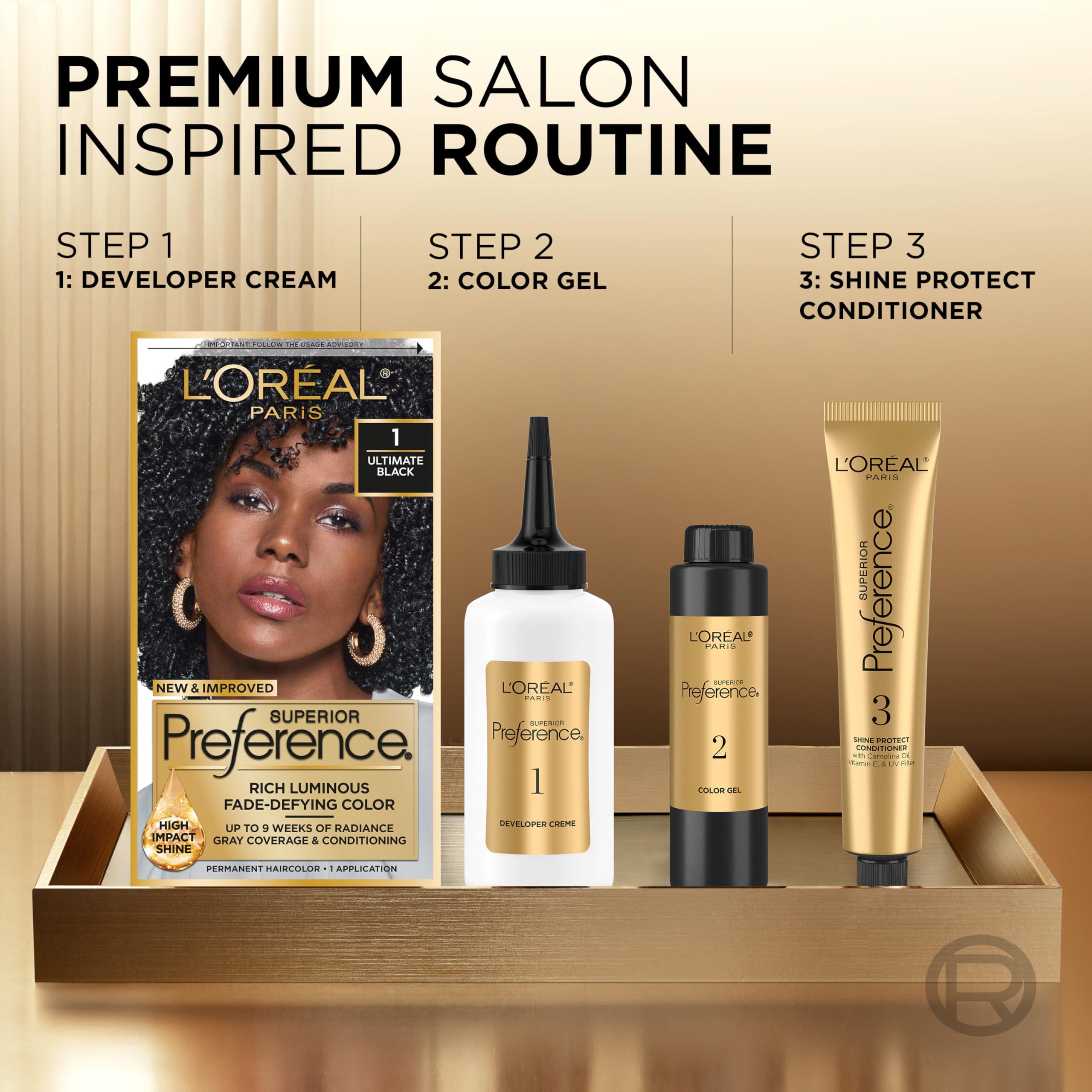 L'Oreal Paris Superior Preference Fade-Defying + Shine Permanent Hair Color