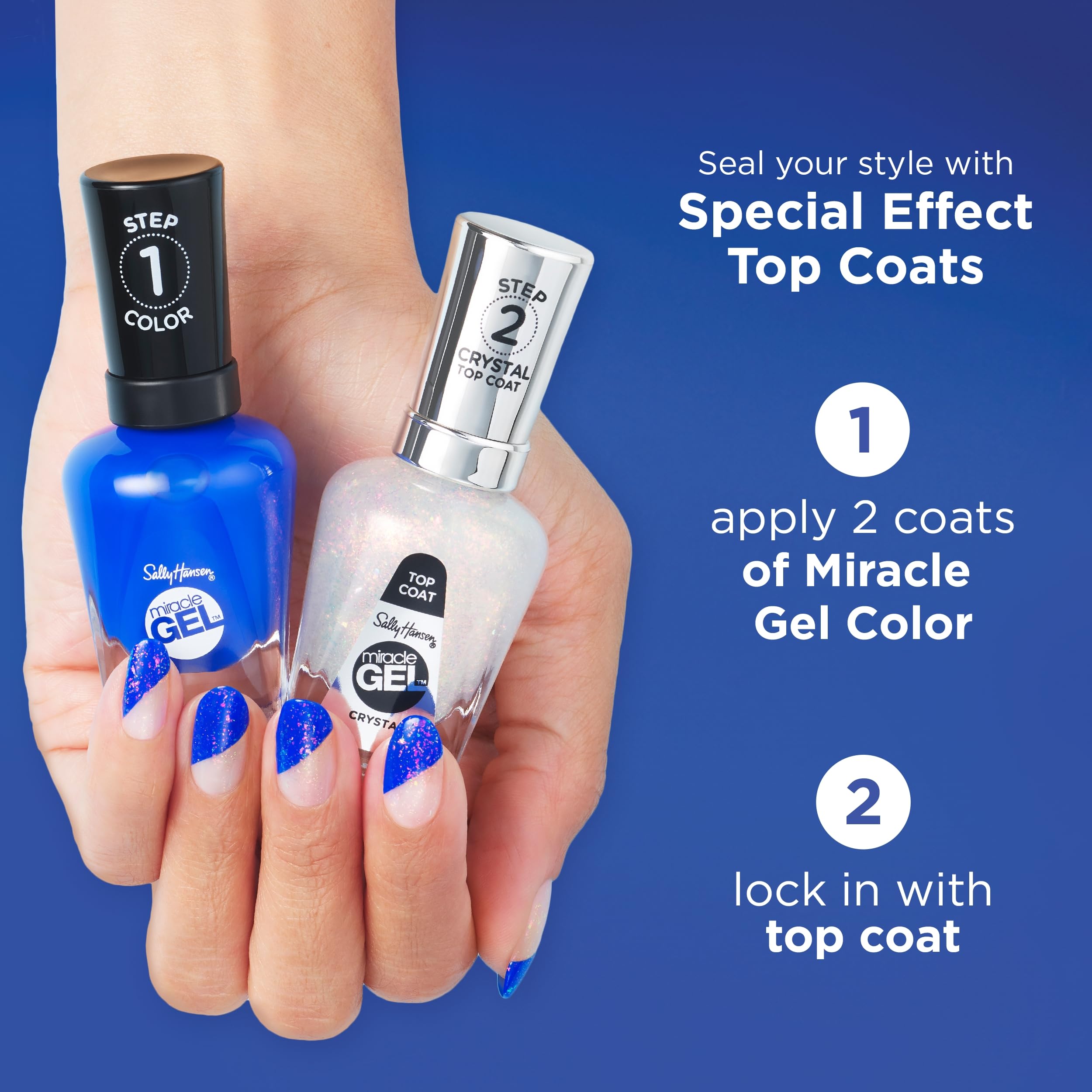 Sally Hansen Filter & Builder Top Coats Miracle Gel Celestial