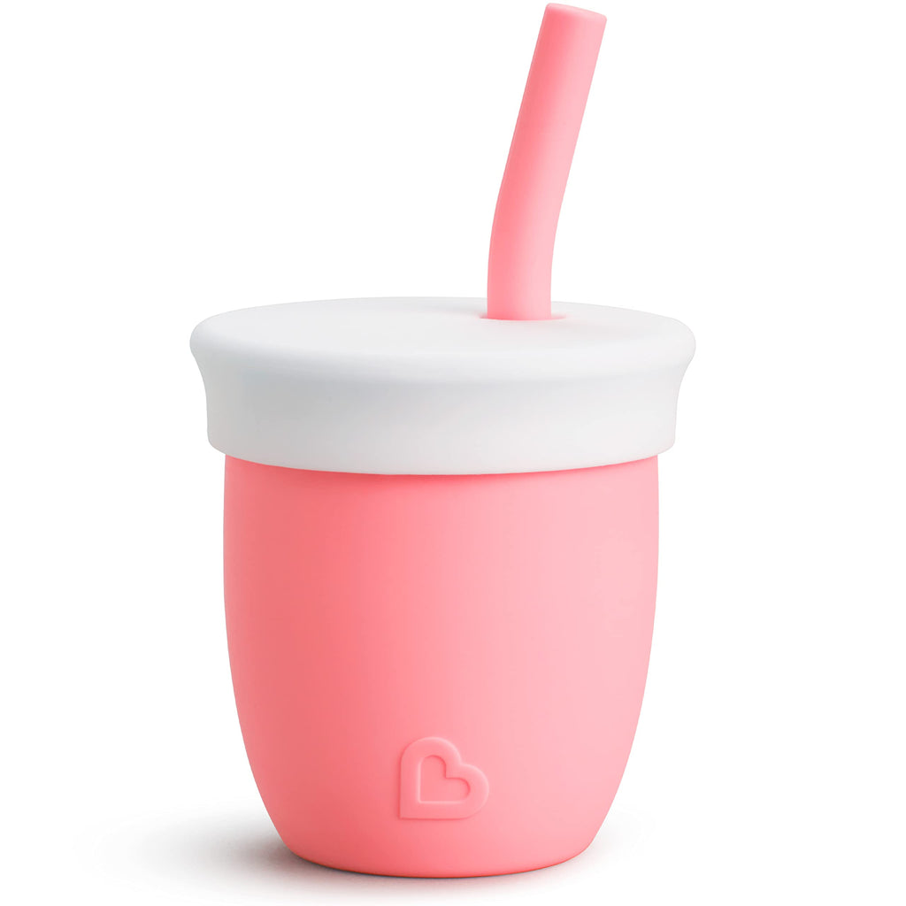 Munchkin C’est Silicone! Open Training Cup and Straw Cup for Babies and Toddlers