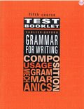 Sadlier Oxford Grammar for Writing Composition Test Booklet 5th course Student Edition Grade10
