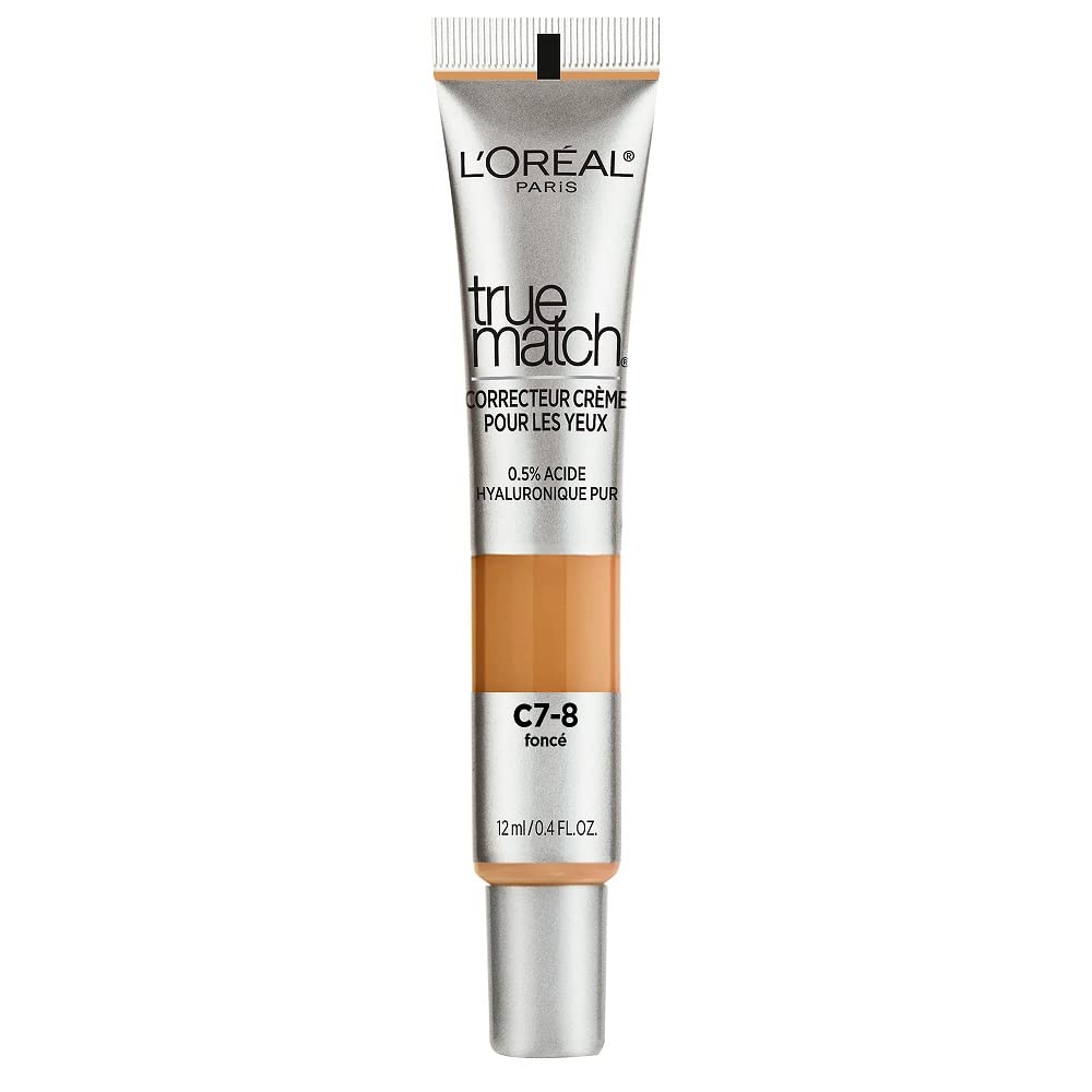 L'Oreal Paris True Match Eye Cream in a Concealer, 0.5% hyaluronic acid