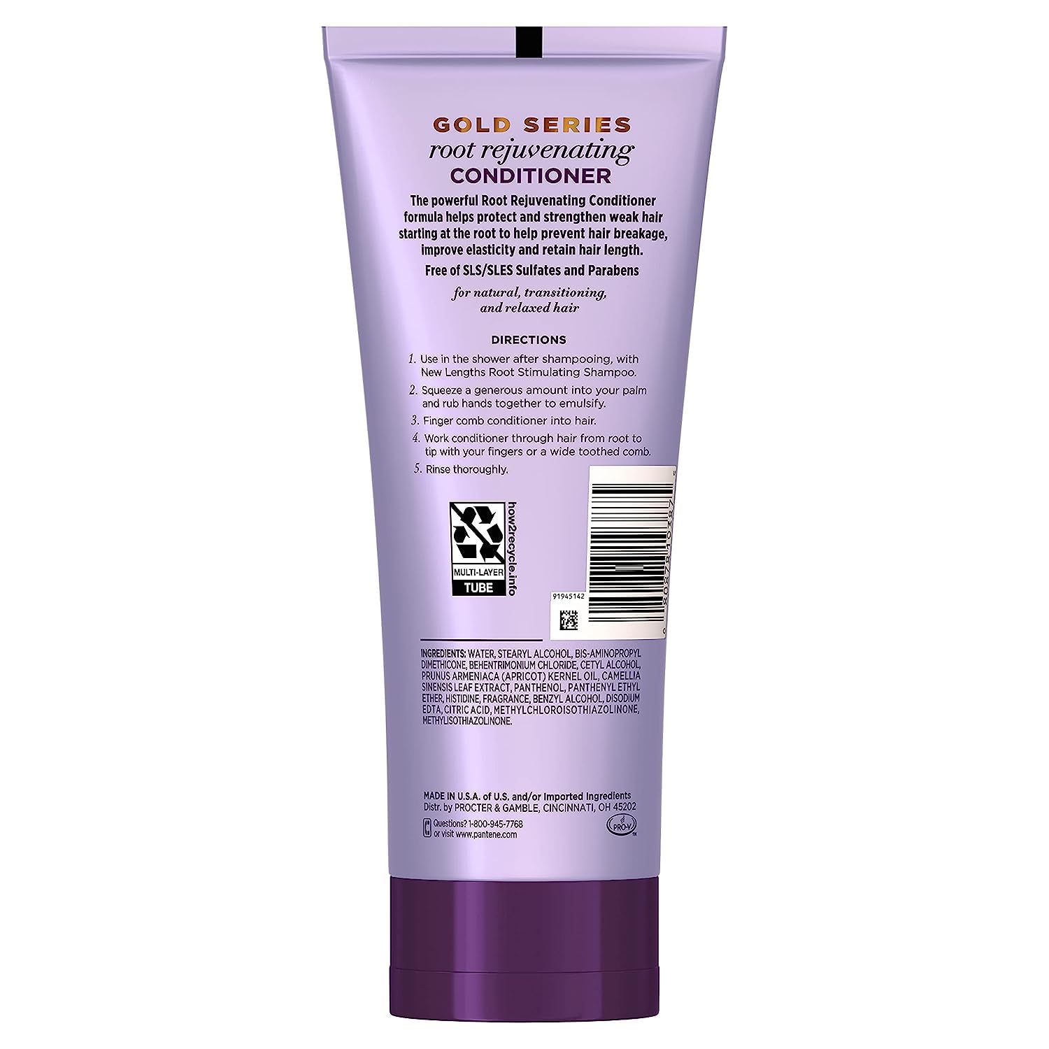 Pantene Gold Series New Lengths Root Stimulating Shampoo