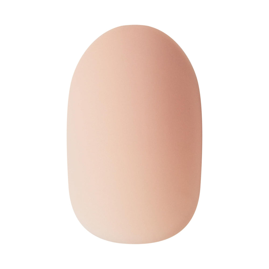 KISS imPRESS No Glue Mani Press On Nails, Design, 'Evanesce', Beige, Short Size, Oval Shape, Includes 30 Nails, Prep Pad, Instructions Sheet, 1 Manicure Stick, 1 Mini File