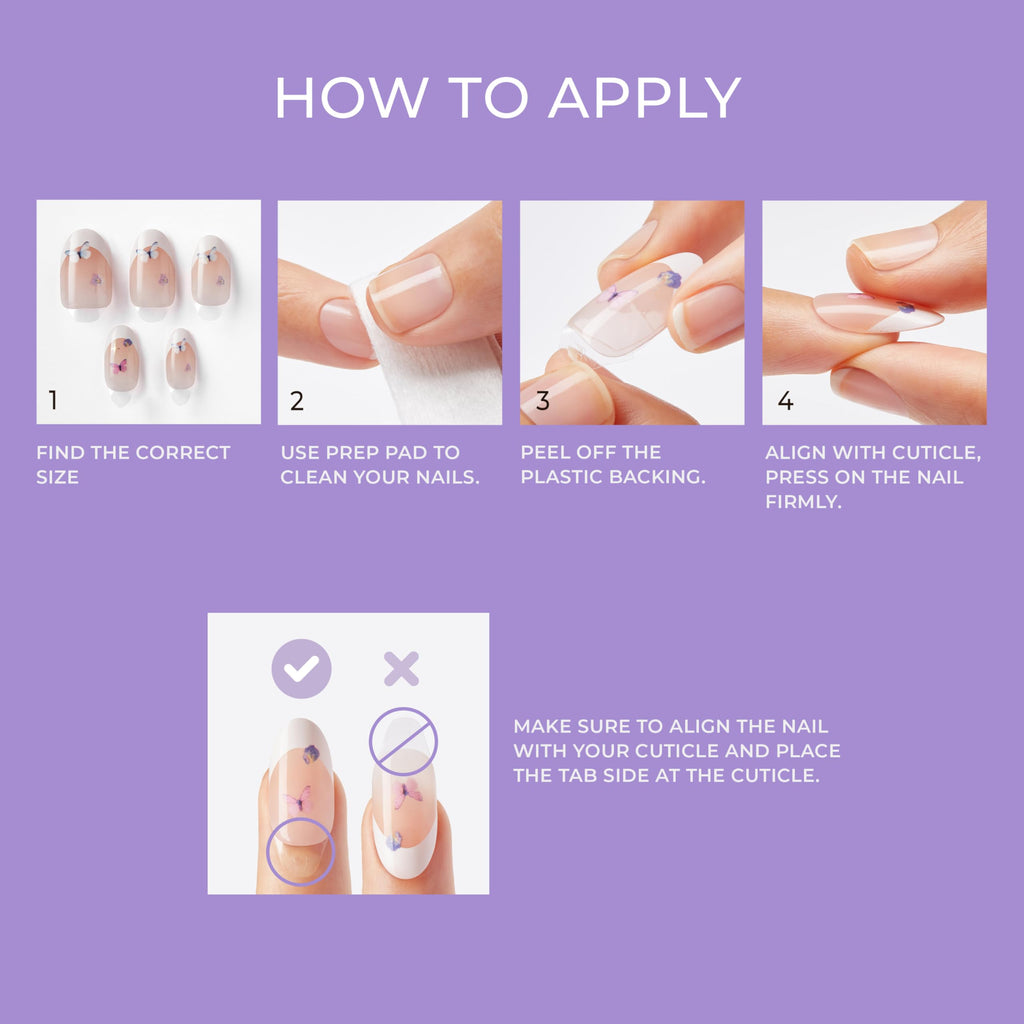 KISS imPRESS No Glue Mani Press On Nails, Design, 'Evanesce', Beige, Short Size, Oval Shape, Includes 30 Nails, Prep Pad, Instructions Sheet, 1 Manicure Stick, 1 Mini File